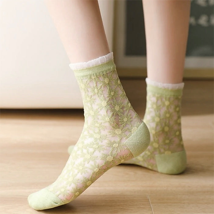 Daisy Frilly Socks