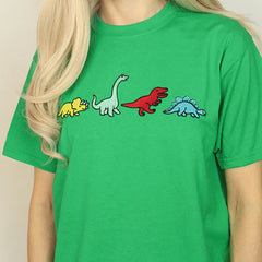 Dinosaur Family T-Shirt, Size M