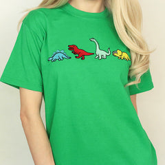 Dinosaur Family T-Shirt, Size M