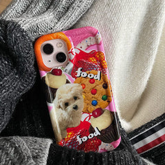 Dog & Desserts iPhone Case