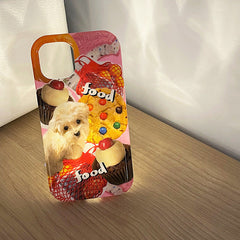 Dog & Desserts iPhone Case