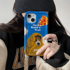 Dog & Pizza iPhone Case