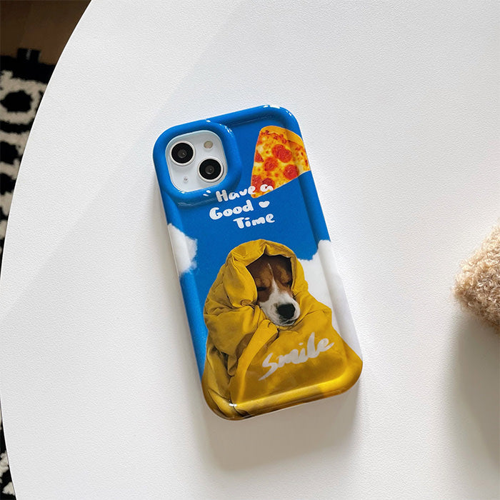 Dog & Pizza iPhone Case