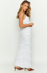 Dolly White Maxi Skirt