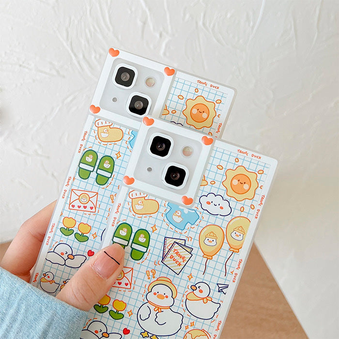 Duck Square iPhone Case