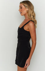 Electra Black Corset Mini Dress