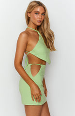Emily Mini Skirt Key Lime
