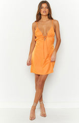 Empress Orange Mini Dress