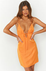 Empress Orange Mini Dress