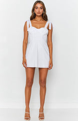 First Kiss Mini Dress White