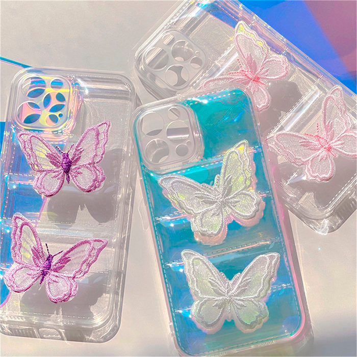 Fairy Butterfly Laser iPhone Case