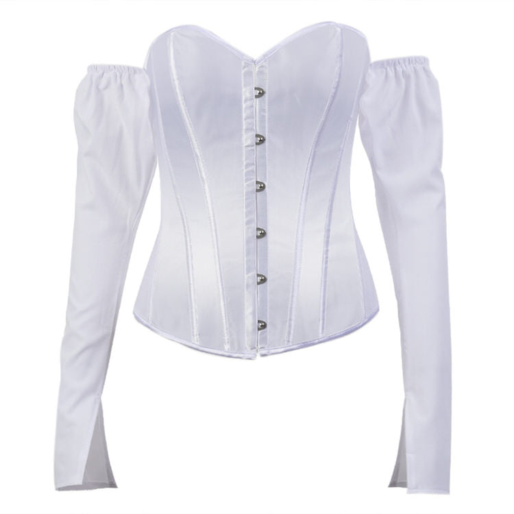 Fairycore Long Sleeve Corset Top