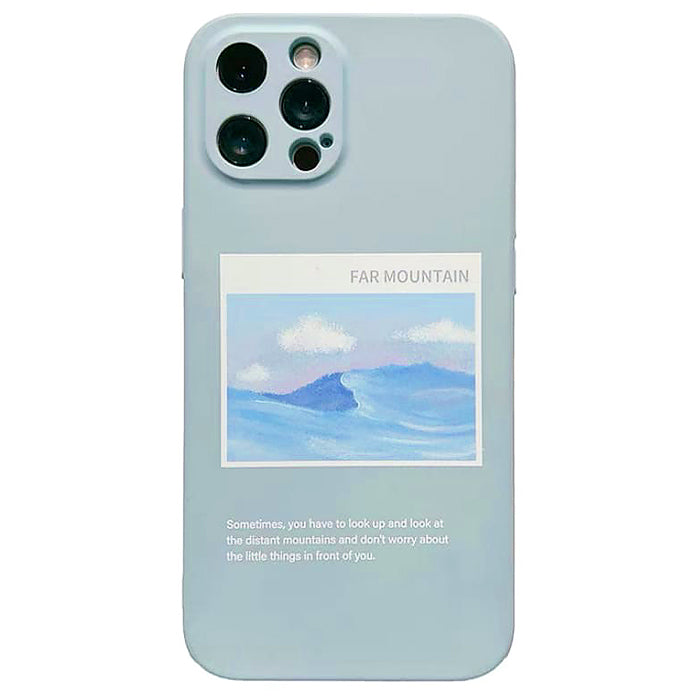 Far Mountain iPhone Case