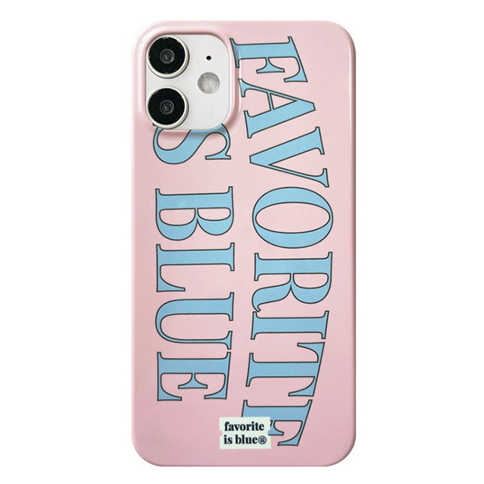 Favorite Is Blue iPhone Case