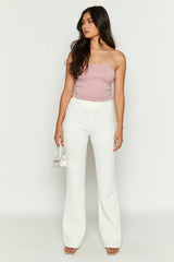 Florah Pink Ruffle Tube Top