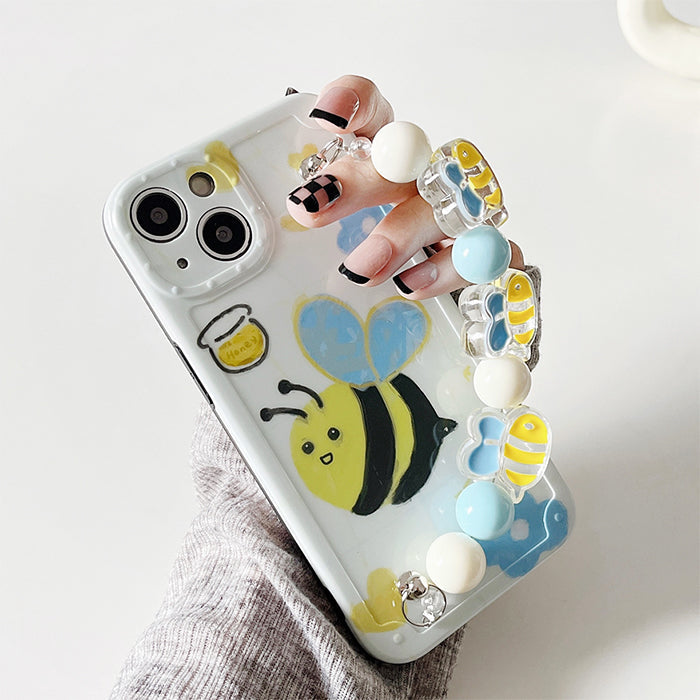 Flower Bee Chain iPhone Case