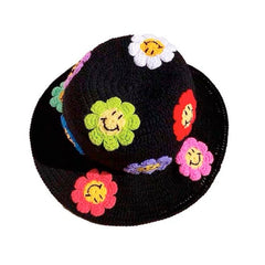 Flower Crochet Bucket Hat