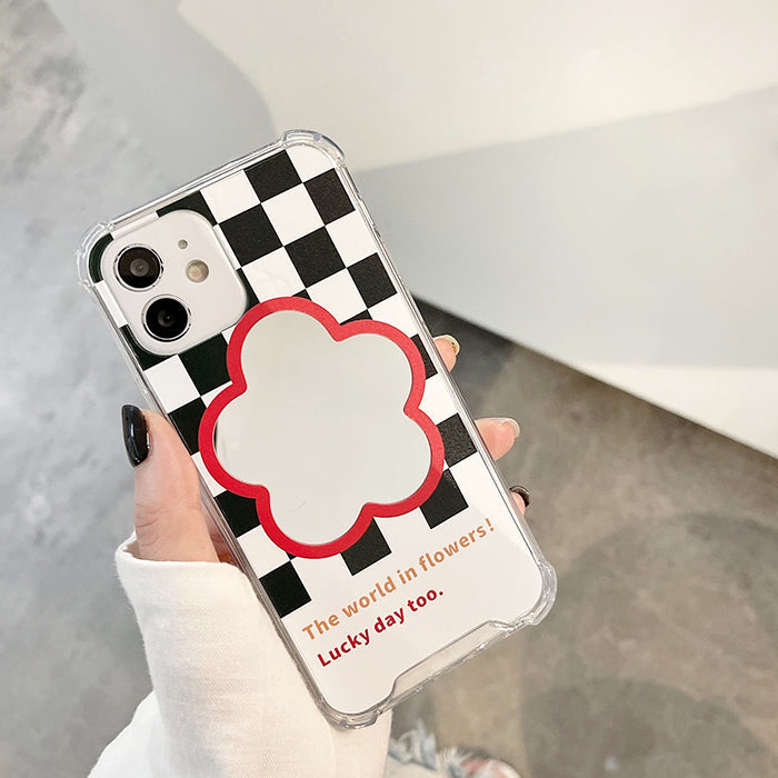 Flower Mirror iPhone Case