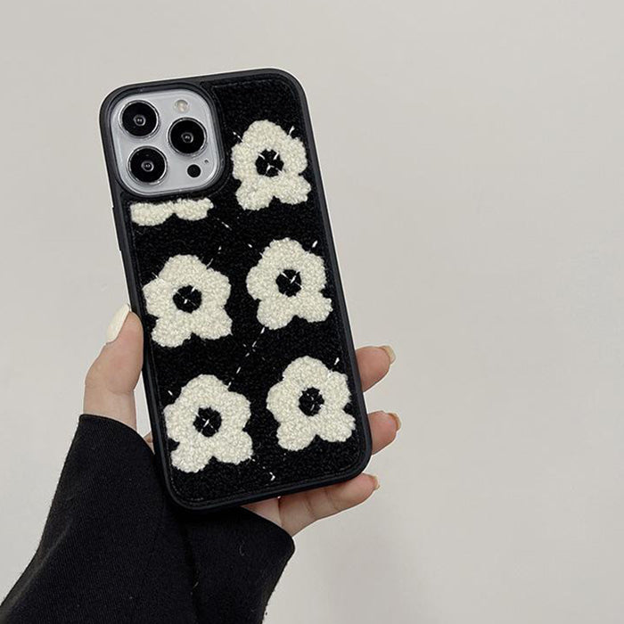 Flowers Fuzzy iPhone Case