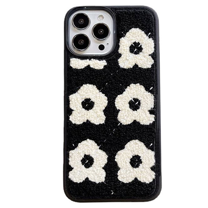 Flowers Fuzzy iPhone Case