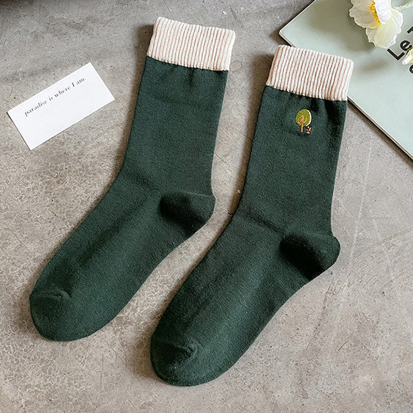 Forestcore Aesthetic Socks