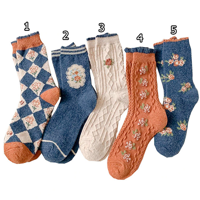 French Romantic Aesthetic Socks