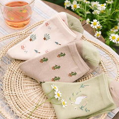 Garden Girl Aesthetic Pack Socks