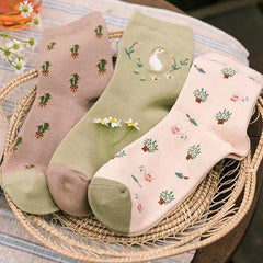 Garden Girl Aesthetic Pack Socks