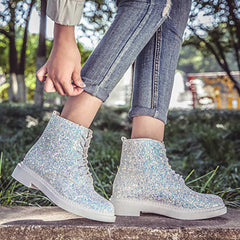 Glitter Ankle Boots