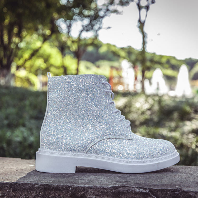 Glitter Ankle Boots