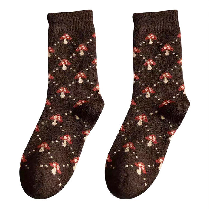 Goblincore Mushroom Socks