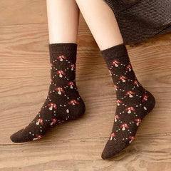 Goblincore Mushroom Socks