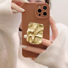 Golden Brown iPhone Case