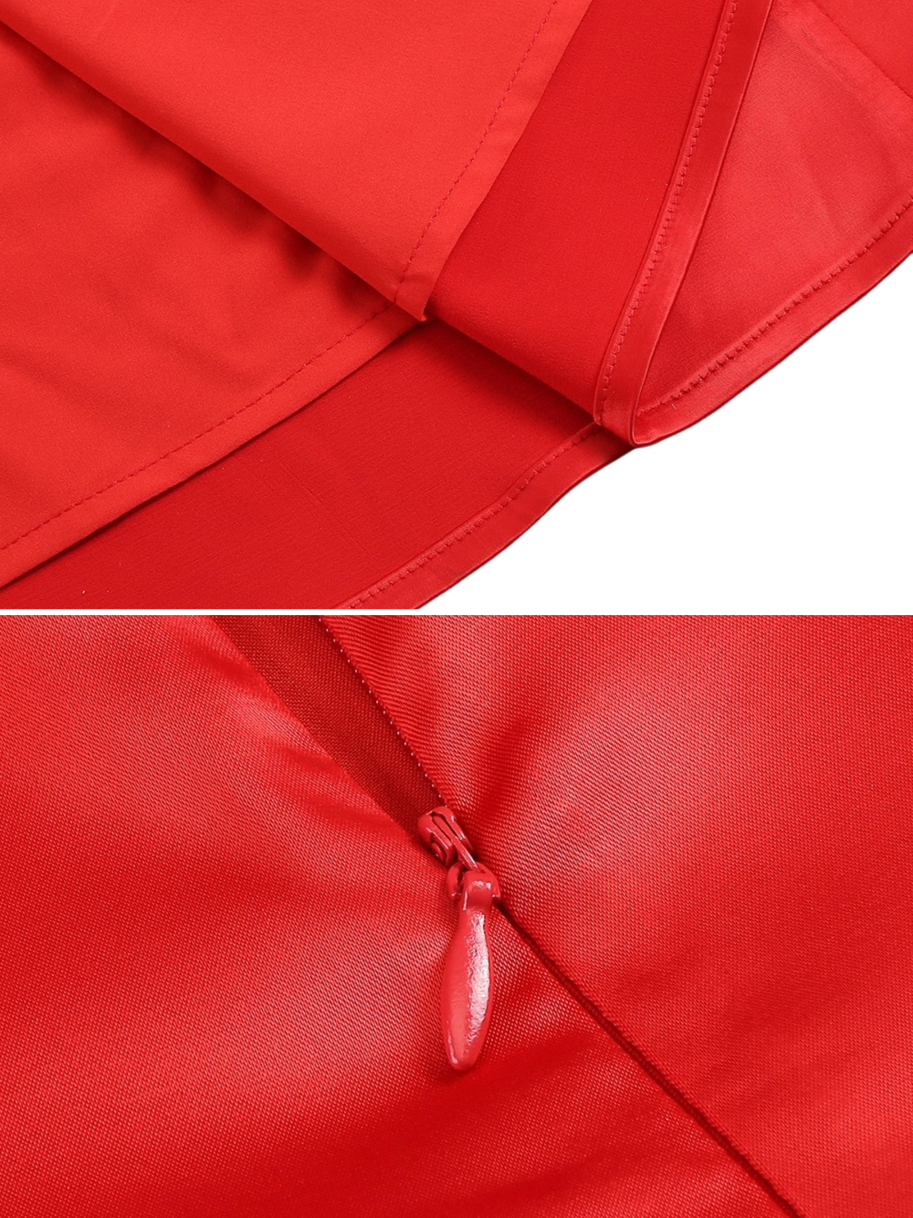Scarlet Drape Halter Gown