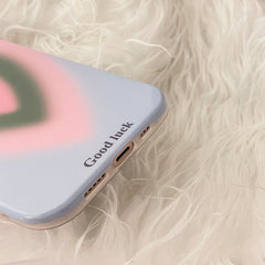 Gradient Heart iPhone Case