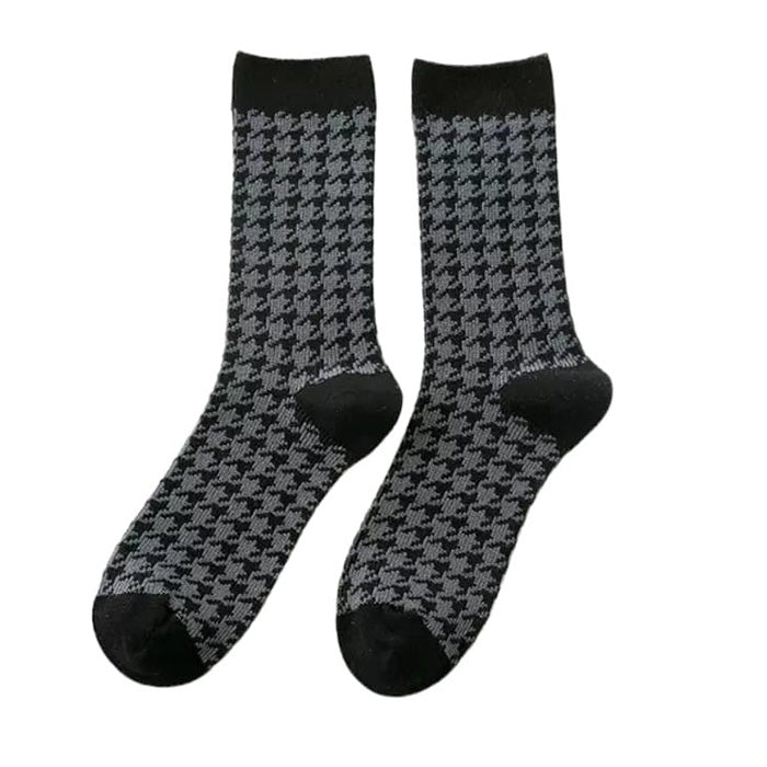 Grandma Houndstooth Socks