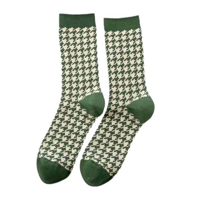 Grandma Houndstooth Socks