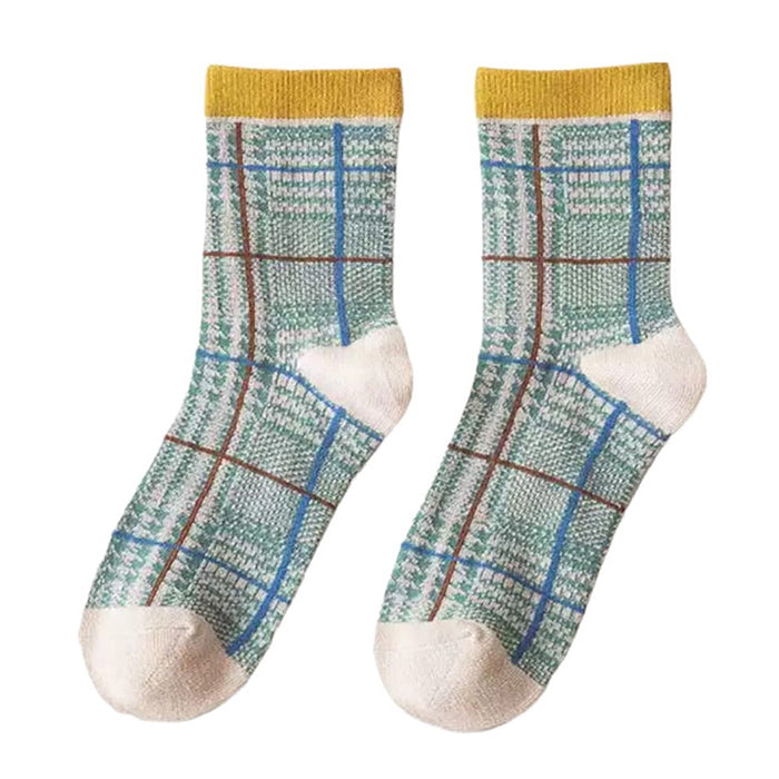 Grandma Plaid Socks