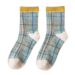 Grandma Plaid Socks