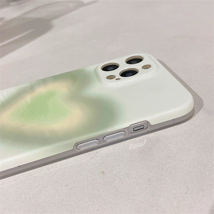 Green Heart iPhone Case