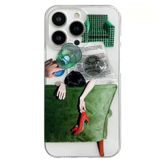 Green Sofa iPhone Case