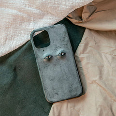 Grunge Aesthetic Eyes iPhone Case