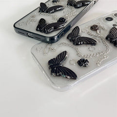 Grunge Butterfly iPhone Case