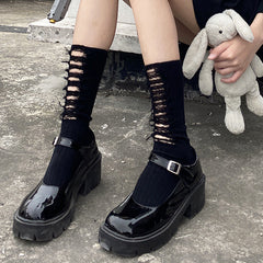 Grunge Distressed Socks