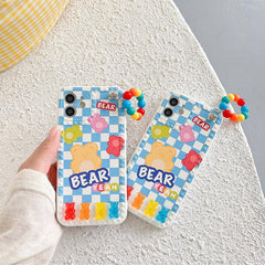 Gummy Bear Plaid iPhone Case