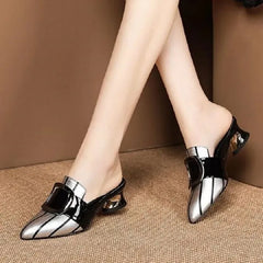 Platform Low Heel Pumps