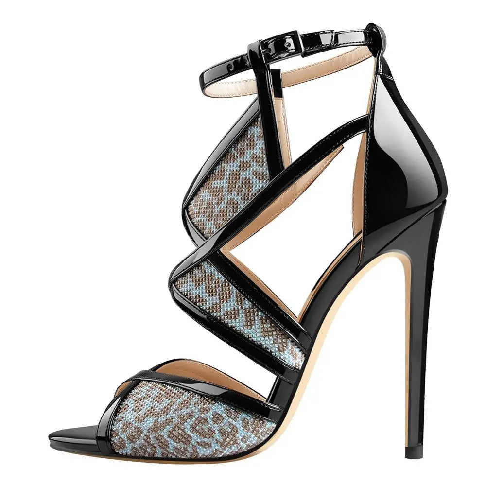 Glitter Gold Heels