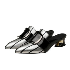 Platform Low Heel Pumps