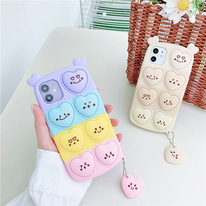 Heart Emoji Pop It iPhone Case