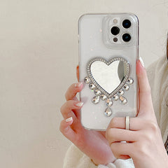 Heart Rhinestone iPhone Case